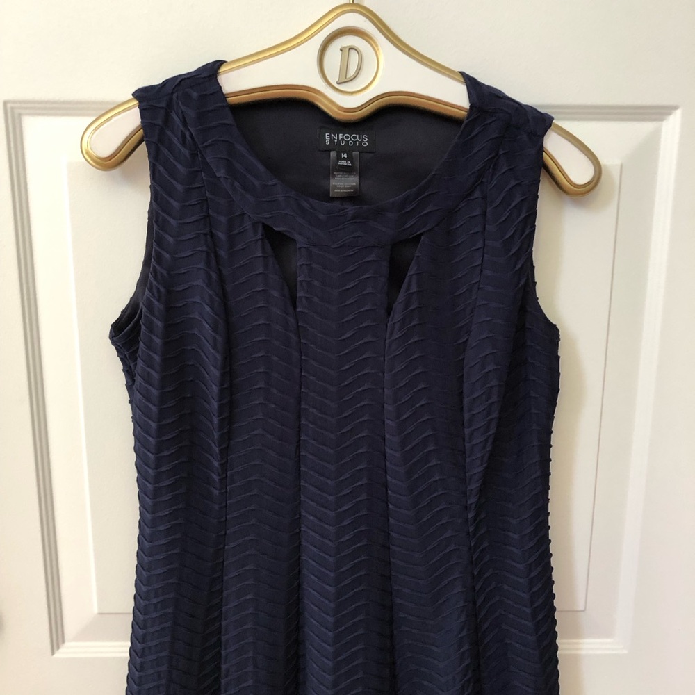 Enfocus Studio Fit & Flare Dress w/Princess Seams
